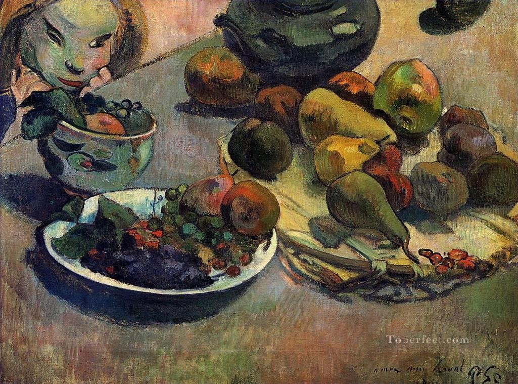 果物 ポスト印象派 ポール・ゴーギャン 印象派の静物画油絵